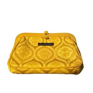 Petunia Pickle Bottom Yellow Patterned Clutch
